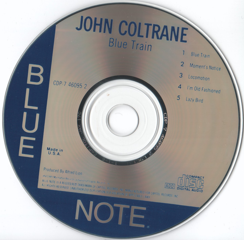 John Coltrane Blue Train CD [1957]