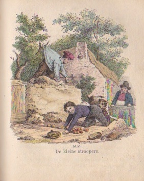 MEERTEN, A.B. VAN MEVR. WEDW. & ROBID VAN DER AA, C.P.E. MR. - Tafereelen en gedichtjes voor de jeugd. Met plaatjes