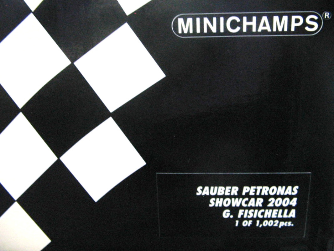 WOW EXTREMELY RARE Sauber C23 Fisichella Salzburg 2004 WOW EXTREMELY RARE Sauber C23 Fisichella Salzburg 2004