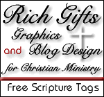 Rich Gifts Graphics & Blog Design for Christian Ministry