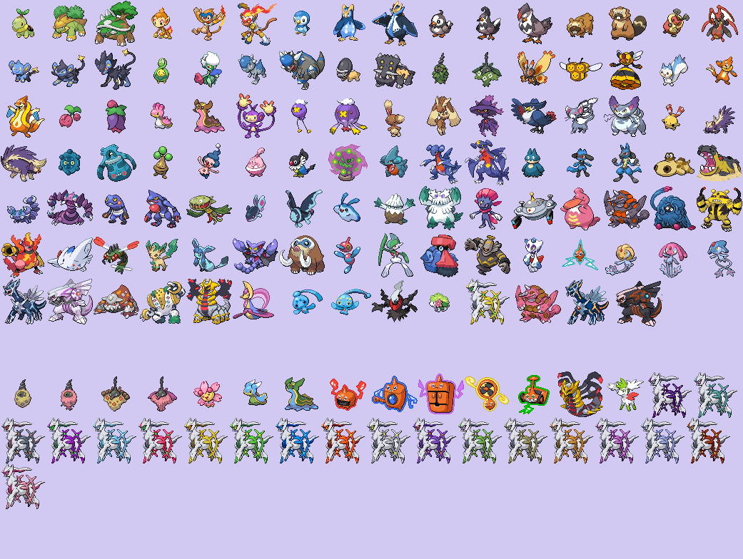 pokemon hack version list