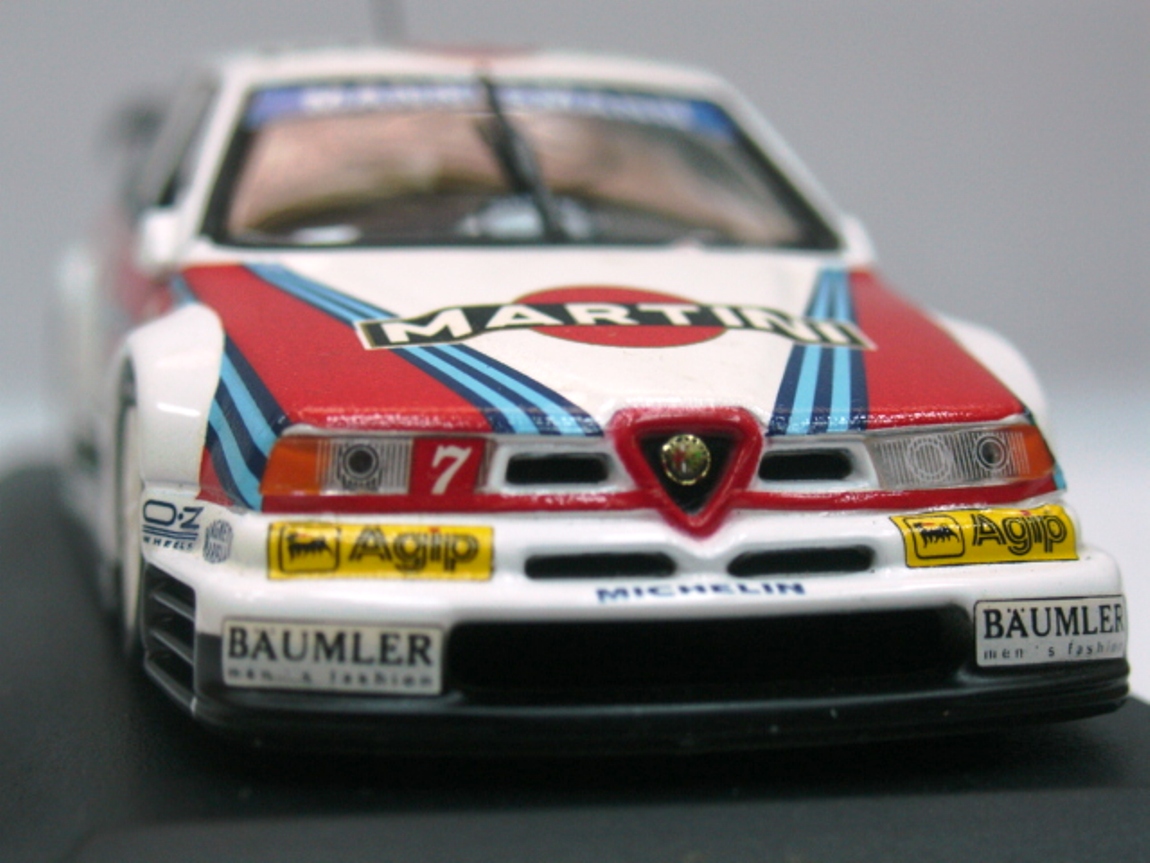 Wow extremadamente raro de Alfa Romeo 155 V6 ITC//DTM 1996 15 Danner 1:43 Minichamps