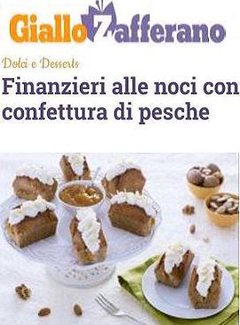 Giallo Zafferano - Finanzieri alle noci con confettura di pesche (2014)
