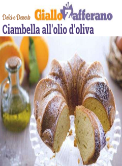 Giallo Zafferano - Ciambella all'olio d'oliva (2015) - ITA