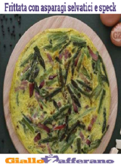 Giallo Zafferano - Frittata con asparagi selvatici e speck (2015)