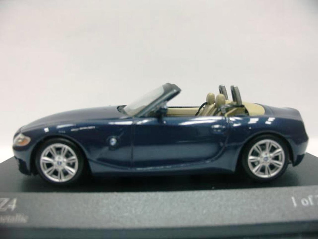 WOW EXTREMELY RARE BMW Z4 2.2 Roadster E85 2002 Blue 1:43