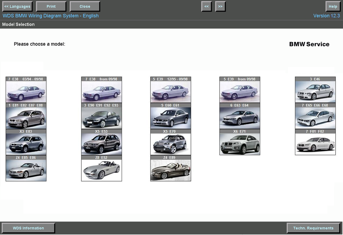 Bmw Wds Wiring Diagram System V12 3 2009