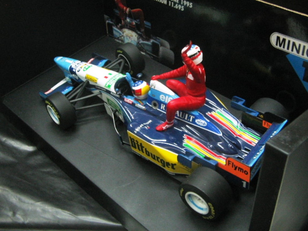 AE86様専用1/43 ベネトン B195 Alesi Taxi Mシューマッハ