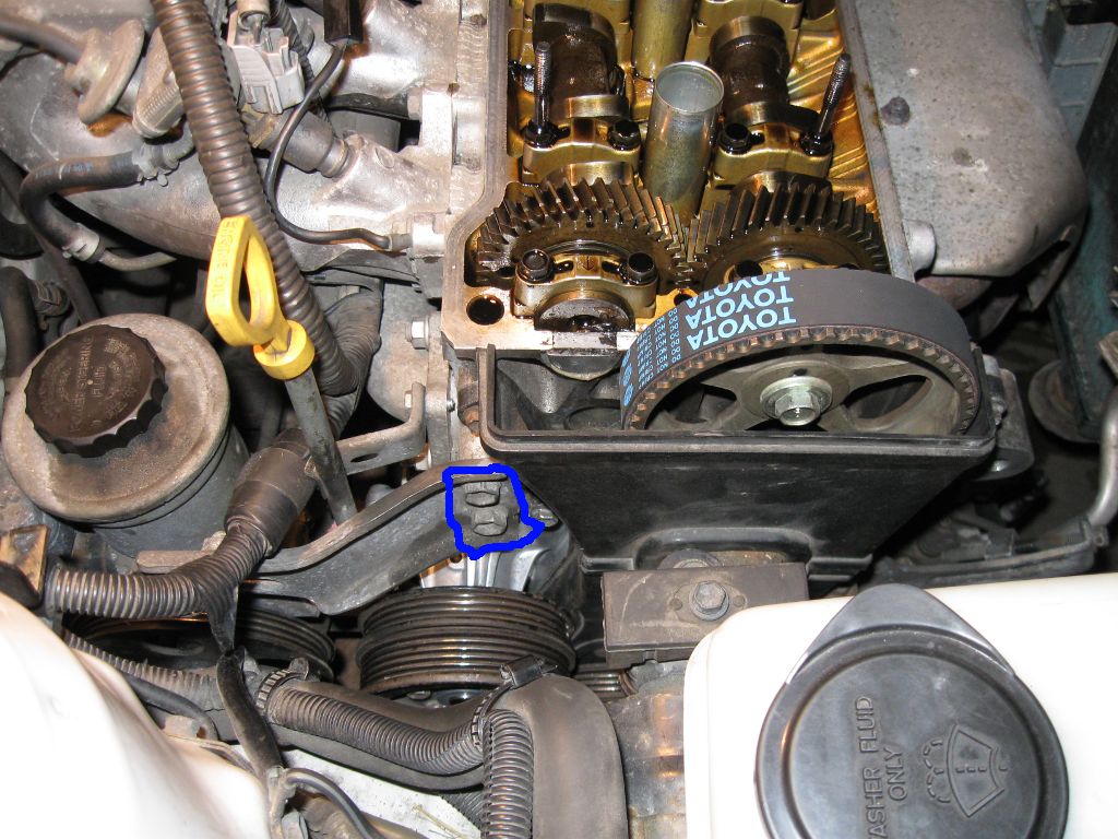 DIY Timing belt and water pump replacement Corolla 93 97 