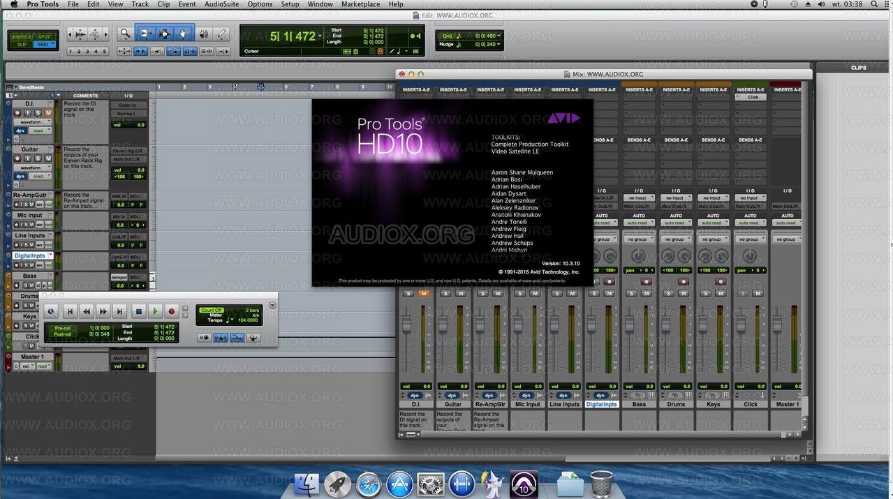 best mac os for pro tools 10