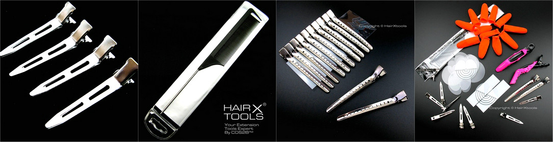 Starter Grade All-In-One Hair Extension Multi-Grooved Tip Hot Fusion Heat Connector Tools Kit, For The Attachment Of Any Type Keratin Pre-Bonded Hair Extensions System, Everything You Need In One Place For Installing Hair Extensions! Complete with Keratin Hot Fusion Connector 4.5" Hairdressing Alligator Gorilla Styling Holding Clips Quality Pretty Color Hair Thread Pulling Hook Guide Shield Template Disks Heat Protector Shields Hair Sectioning Dividing/Duck Bill Clips Finger Protectors Cots Stainless Steel Pin Rat Tail Comb... All Contains Everything You Need For A Successful Hair Extensions! Ready To Be Melt?