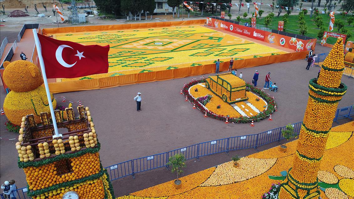 Antalya Portakal Çiçeği Günleri ve 1071 Metrekarelik Portakal Halı