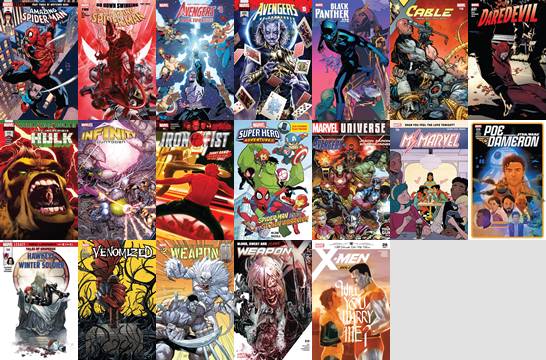 Marvel Comics - Week 283 (April 18, 2018)