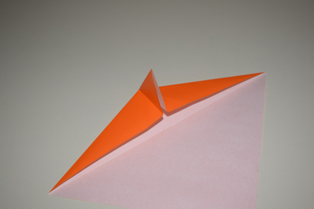 Picture of a Rabbit Ear Fold
