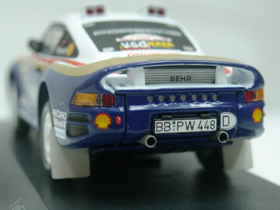 WOW EXTREMELY RARE Porsche 959 #185 Ickx Paris Dakar 1986 1