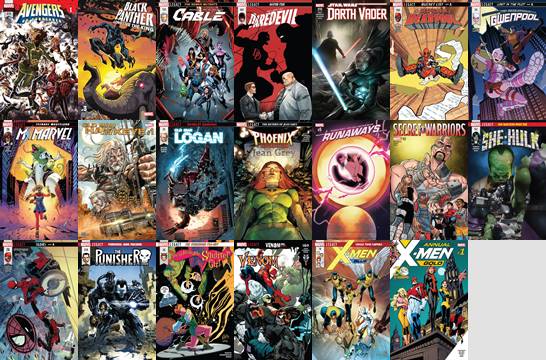 Marvel Comics - Week 269 (January 10, 2018)