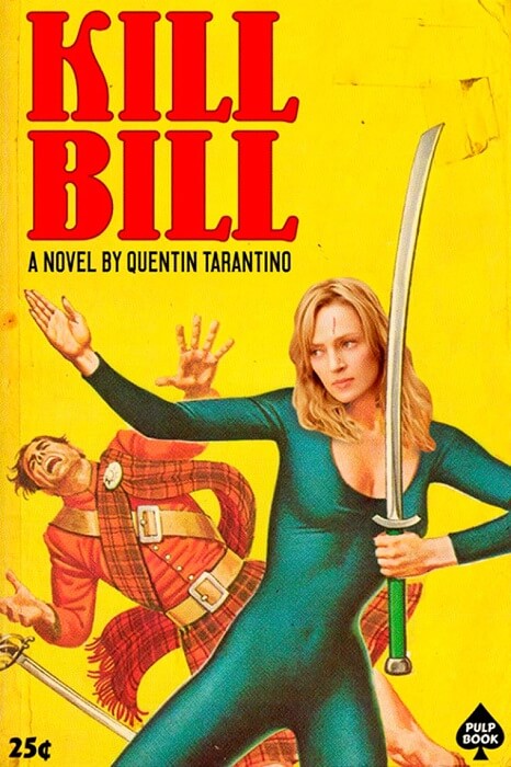 Películas de Tarantino convertidas en portadas de libros - Kill Bill