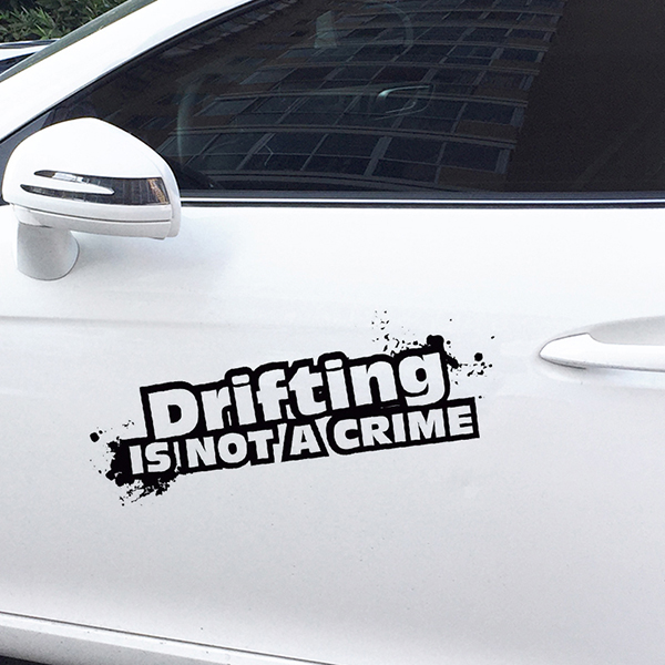 “Street Racing Is Not A Crime” Sticker Slap