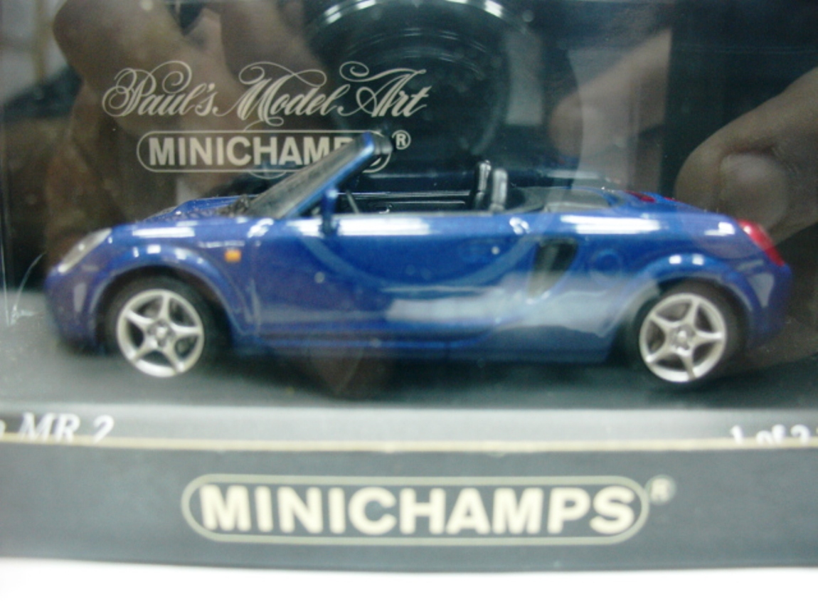 Minichamps 1:43 Toyota MR2 Cabriolet black 430166961 model