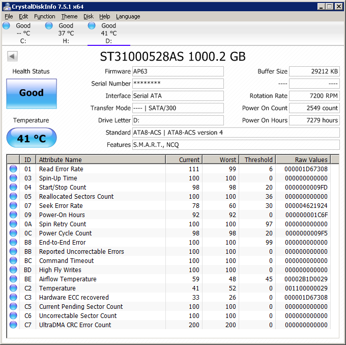 remove auxiliary battery HDD GURU FORUMS • View topic - Seagate - Raw Read Error Rate