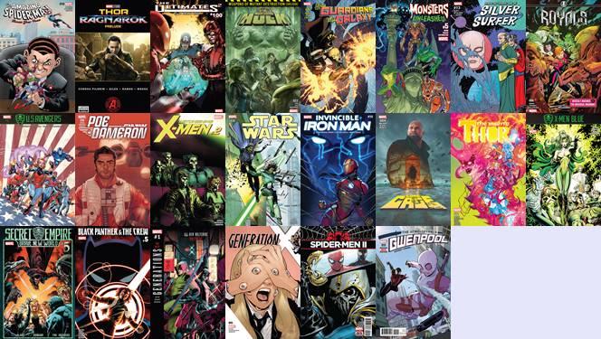 Marvel Comics - Week 248 (August 16, 2017)