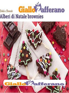 Giallo Zafferano - Alberi di Natale brownies - ITA