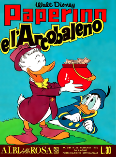 Albi della Rosa N. 381 - Paperino e l'arcobaleno (1962) - ITA