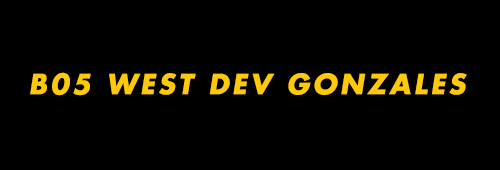 B05 West Dev Gonzales
