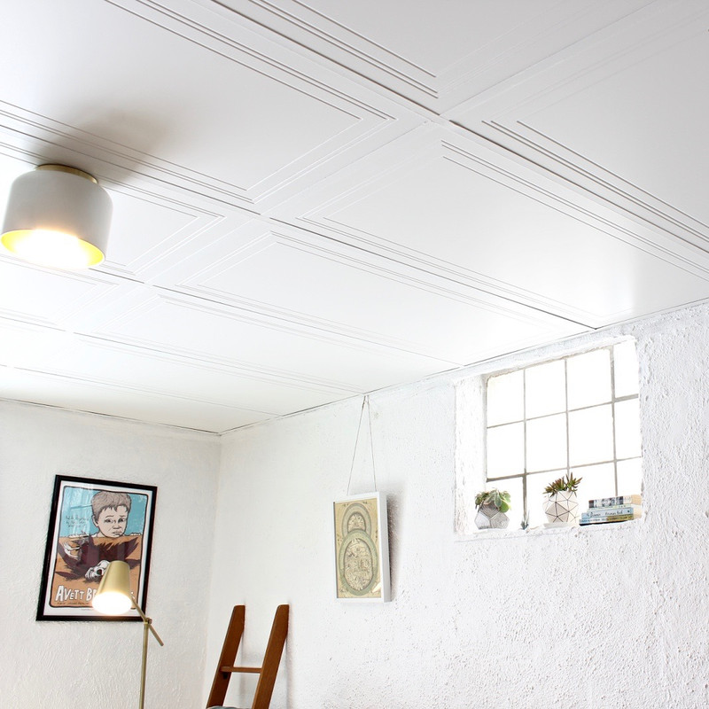 Drop Ceiling Makeover