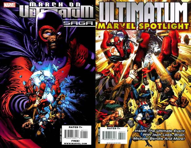 Marvel's March On Ultimatum Storyline (2008) Complete