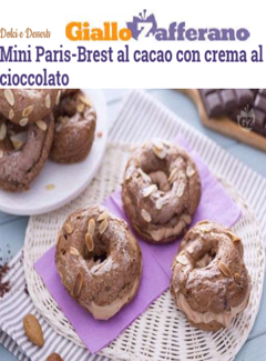 Giallo Zafferano - Mini Paris-Brest al cacao con crema al cioccolato (2015) - ITA