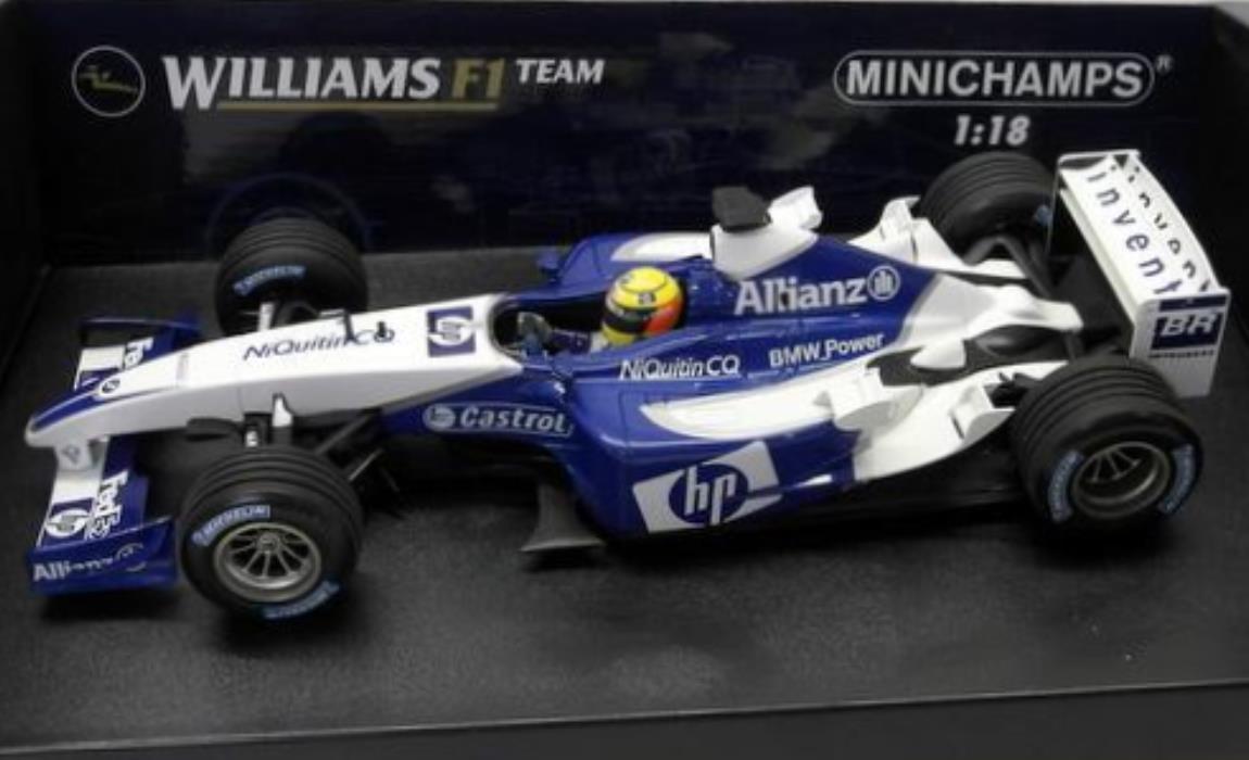 BMW WilliamsF1 2000 R.シューマッハ ミニチャンプス1/18 Minichamps 1:18 R. Schumacher BMW Williams FW24 formula 1