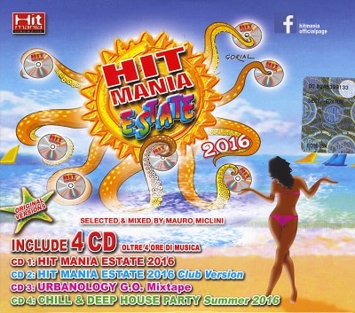 Hit Mania Estate 2016 (2016) [Box 4CD] .mp3 - 320 Kbps