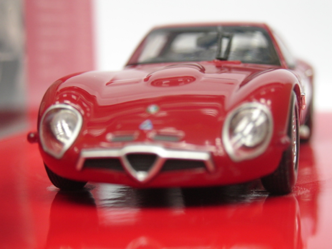 Wow Extremely Rare Alfa Romeo 105 11 Giulia Tz2 1965 Red 1 43 Minichamps Veloce Ebay