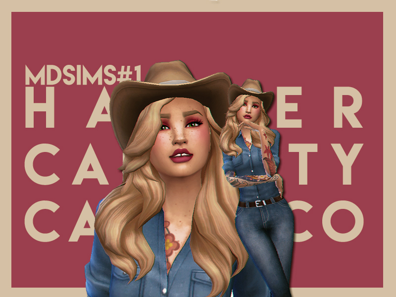 Women's - Harper Calamity Carrasco || MuggleDinosaurSims | SimsWorkshop