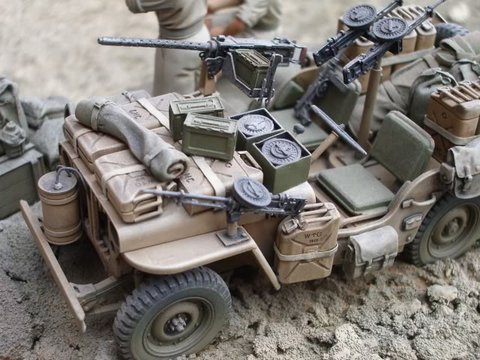 Tamiya 1/35 Sas Jeep - Ready For Inspection - Dioramas - Britmodeller.com