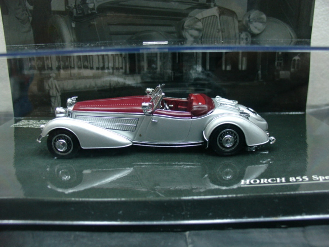 WOW EXTREMELY RARE Horch 855 Spec Roadster Duo 1938 Silver R