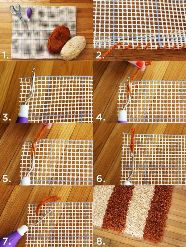 Cómo hacer alfombras de lana