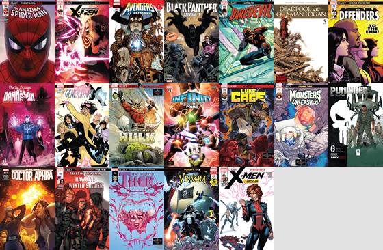 Marvel Comics - Week 275 (Feburary 21, 2018)