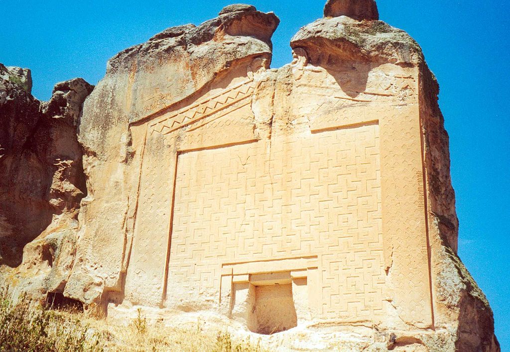 Eskişehir'deki bir Frig kaya mezarı, Midas Anıtı (Yazılıkaya)