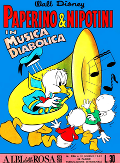 Albi della Rosa N. 396 - Paperino & Nipotini in Musica diabolica (1962) - ITA