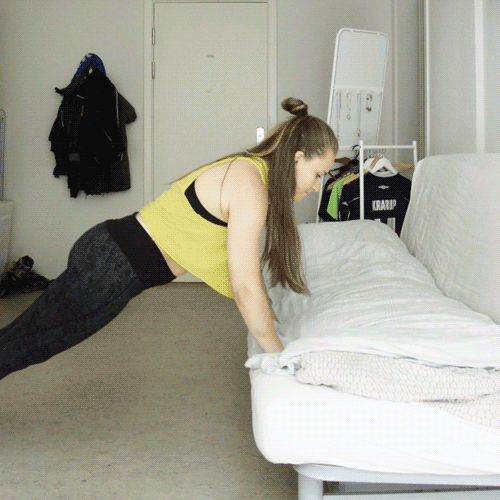 HIIT hotel room workout