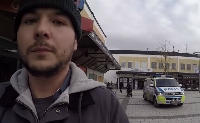 US Reporter goes to Sweden No-Go Zone gets Stalked by Masked Men needs ...