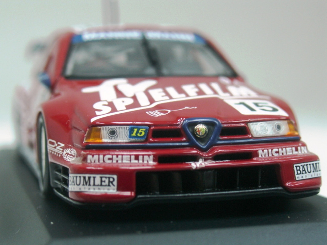 Wow extremadamente raro de Alfa Romeo 155 V6 ITC//DTM 1996 15 Danner 1:43 Minichamps