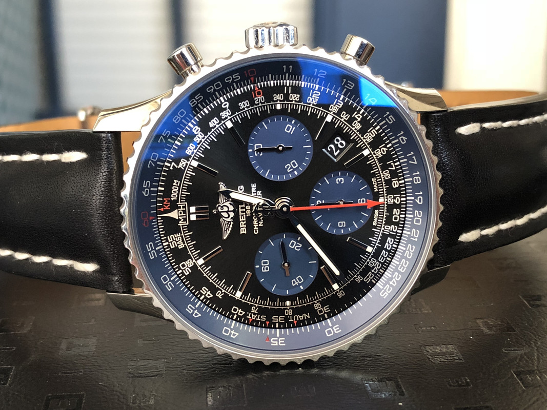 breitling navitimer limited edition blue