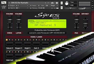 Junior Porciuncula Yamaha S90 ES v1.6 KONTAKT